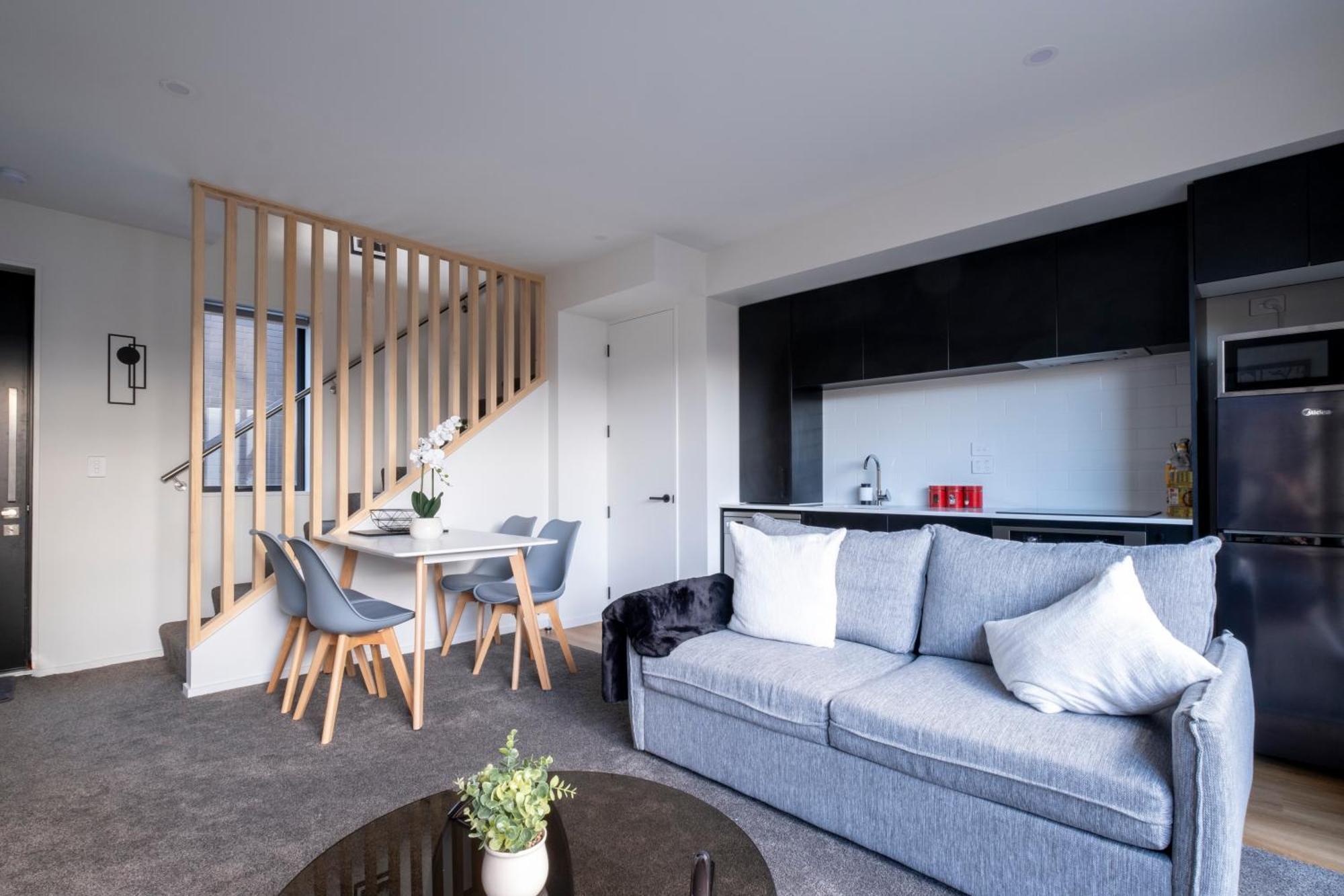 Luxury 2 Bed Townhome In Cbd Christchurch Exterior photo